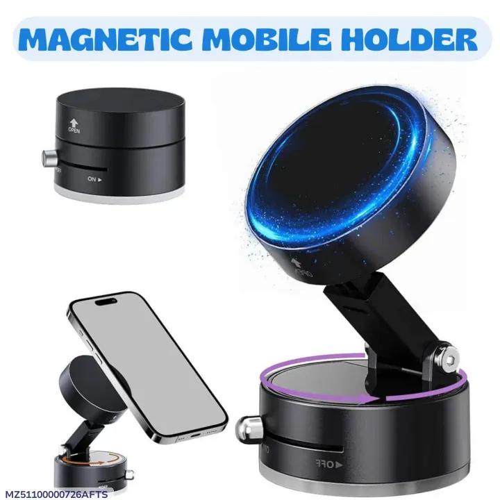 360° Magnetic Car Phone Holder – Strong Grip Mount (Free Home Delivery)