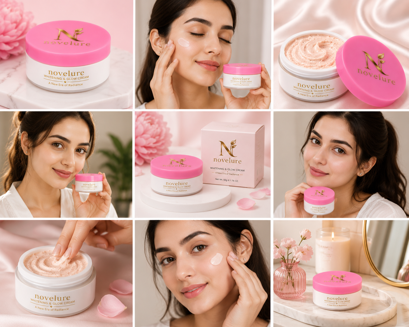 Novelure Whitening & Glow Cream – Daily Radiance & Moisturizing Care