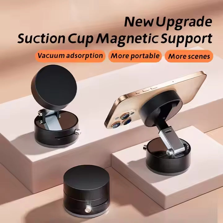 360° Magnetic Car Phone Holder – Strong Grip Mount (Free Home Delivery)